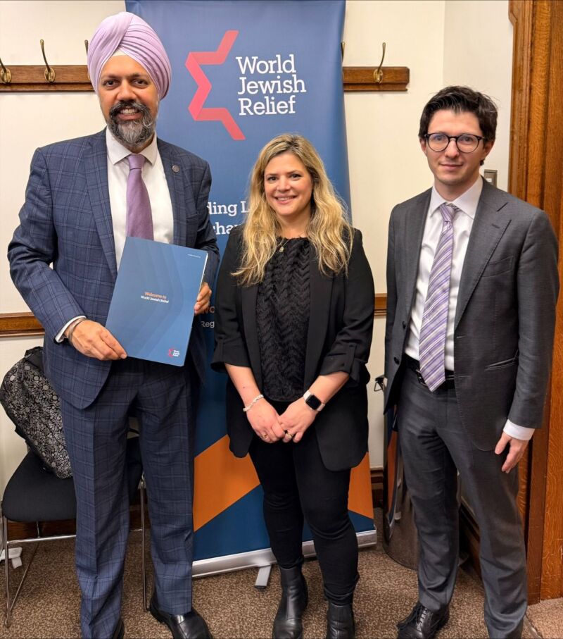 Image for the Tweet beginning: Insightful meeting with @WJRelief, learning